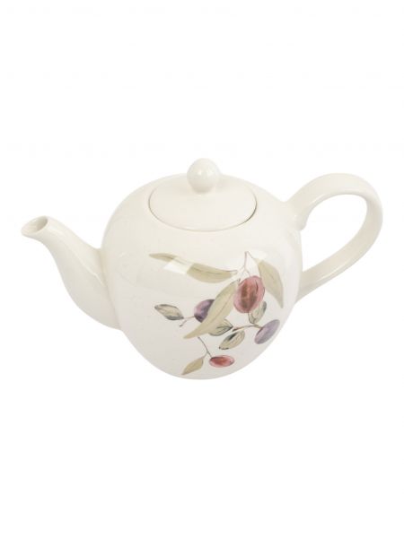 Чайник заварочный 1.2 л, керамика, белый, Сливы, Plum Orchard ANNA LAFARG

