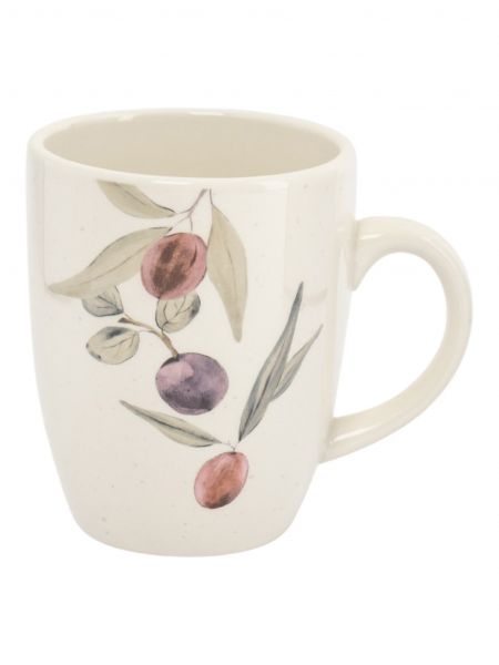 Кружка 330 мл, керамика, белая, Сливы, Plum Orchard ANNA LAFARG