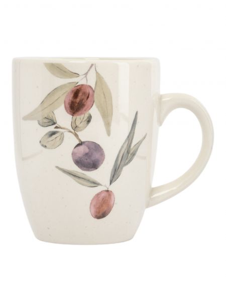 Кружка 330 мл, керамика, белая, Сливы, Plum Orchard ANNA LAFARG