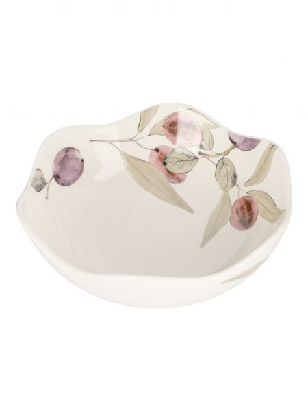 Салатник 21 см, 1,1 л, керамика, белый, Сливы, Plum Orchard ANNA LAFARG