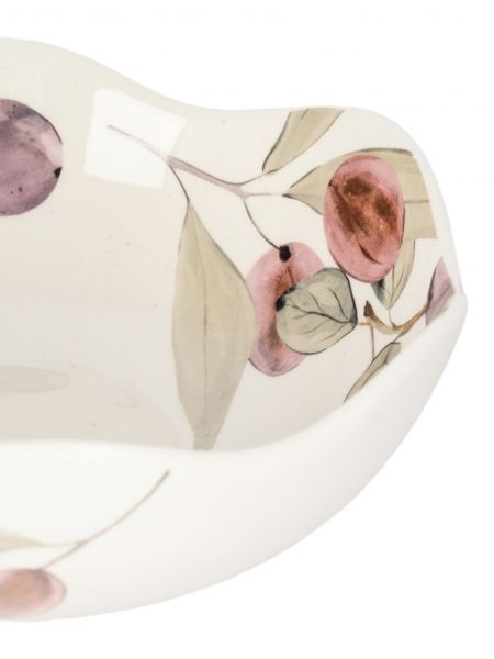 Салатник 21 см, 1,1 л, керамика, белый, Сливы, Plum Orchard ANNA LAFARG