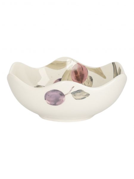 Салатник 16 см, 450 мл, керамика, белый, Сливы, Plum Orchard ANNA LAFARG