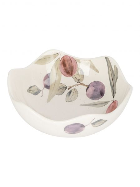 Салатник 16 см, 450 мл, керамика, белый, Сливы, Plum Orchard ANNA LAFARG