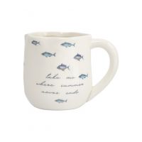 Кружка 360 мл, керамика, белая, Рыбки, Sea world ANNA LAFARG