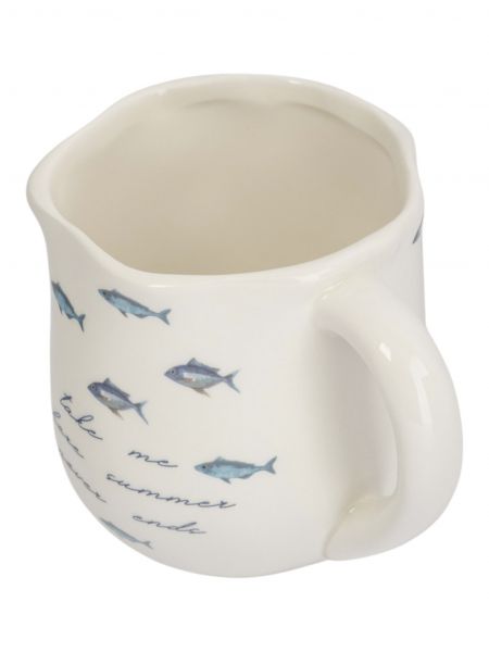 Кружка 360 мл, керамика, белая, Рыбки, Sea world ANNA LAFARG
