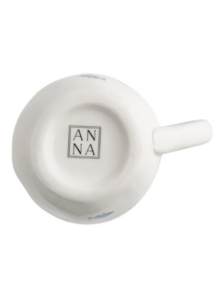 Кружка 360 мл, керамика, белая, Рыбки, Sea world ANNA LAFARG
