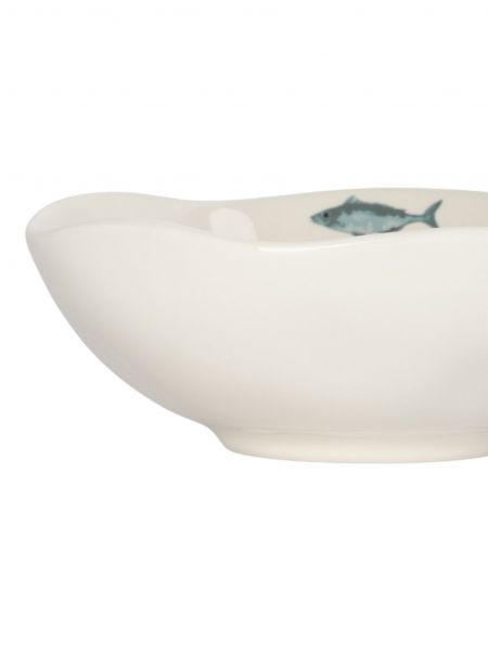 Салатник 16 см, 400 мл, керамика, белый, Рыбка, Sea world ANNA LAFARG