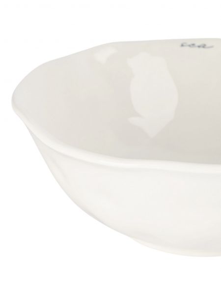 Салатник 21 см, 1 л, керамика, белый, Рыбки, Sea world ANNA LAFARG