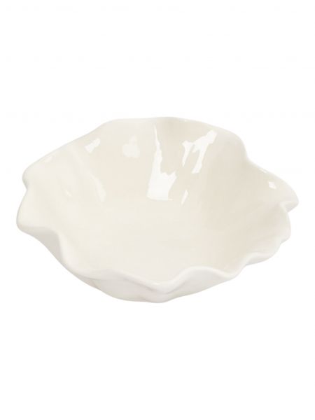 Салатник 19х18 см, 420 мл, керамика, молочный, Мятый эффект, Barkhan ANNA LAFARG
