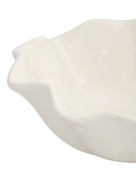 Салатник 19х18 см, 420 мл, керамика, молочный, Мятый эффект, Barkhan ANNA LAFARG
