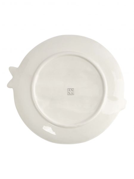 Блюдо 26х23 см, керамика, молочно-голубое, Рыбки, Sea world ANNA LAFARG
