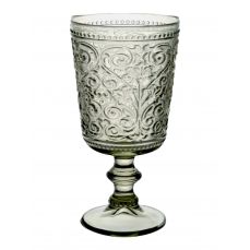 Бокал-кубок для вина 320 мл, стекло, зеленый, Folklore ANNA LAFARG