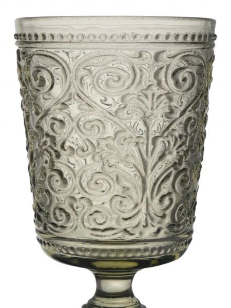 Бокал-кубок для вина 320 мл, стекло, зеленый, Folklore ANNA LAFARG
