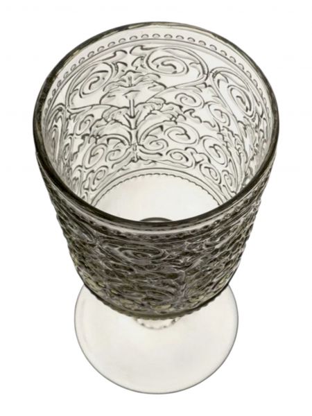 Бокал-кубок для вина 320 мл, стекло, зеленый, Folklore ANNA LAFARG
