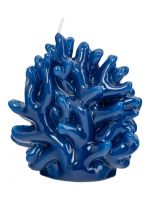 Свеча 10x11 см, синяя, Коралл, Sea ANNA LAFARG