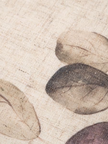 Салфетка под приборы 30х45 см, полиэстер/лен, бежевая, Сливы на ветках, Plum Orchard ANNA LAFARG
