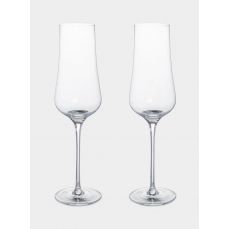 Бокал для шампанского 250 мл, 2 шт, кристальное стекло, Rodengo ANNA LAFARG