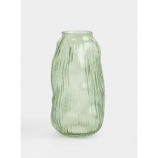Ваза для цветов 30 см, стекло, зеленая, Creek ANNA LAFARG