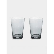 Стакан 400 мл, 2 шт, стекло, серый, Nocturne ANNA LAFARG