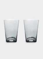 Стакан 400 мл, 2 шт, стекло, серый, Nocturne ANNA LAFARG