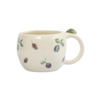 Кружка 420 мл, керамика, белая, Сливы, Plum Orchard