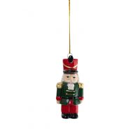 Игрушка елочная, 8 см, керамика D, Щелкунчик, Nutcracker