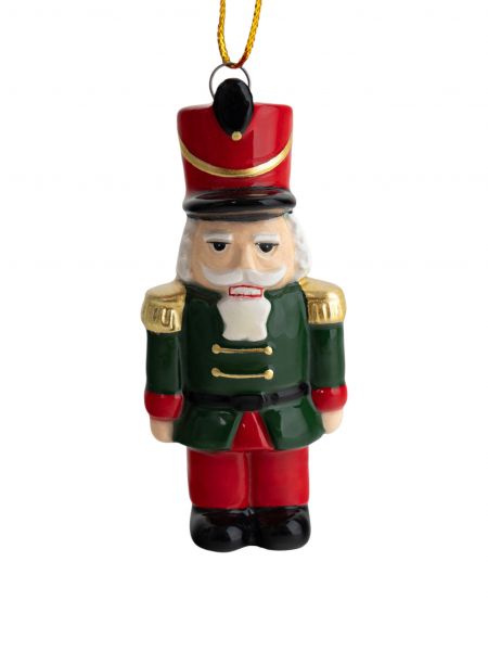Игрушка елочная, 8 см, керамика D, Щелкунчик, Nutcracker