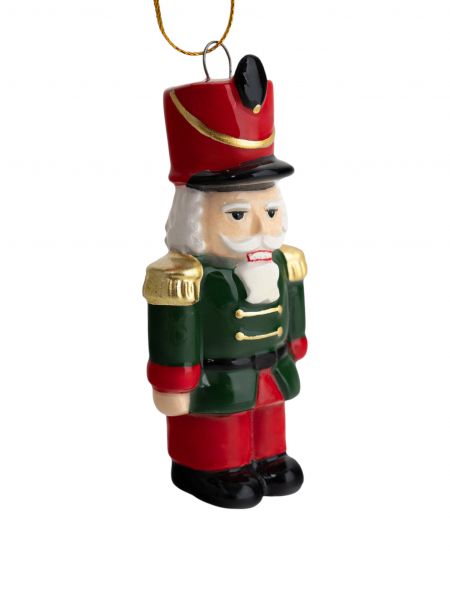 Игрушка елочная, 8 см, керамика D, Щелкунчик, Nutcracker
