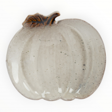 Блюдо 22х20 см, фарфор, молочное, в крапинку, Тыква, Light pumpkin ANNA LAFARG