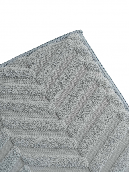Коврик для сушки посуды 50x35 см, полиэстер, серый, Dry grey ANNA LAFARG