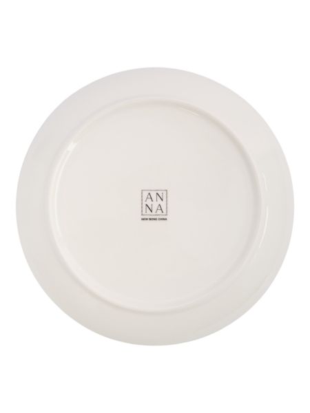 Сервиз обеденный на 6 персон, 19 предметов, фарфор, белый, Цветы и листья, Primrose ANNA LAFARG