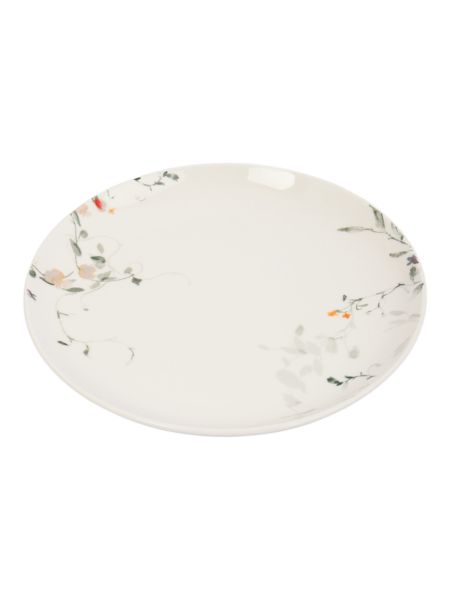 Сервиз обеденный на 6 персон, 19 предметов, фарфор, белый, Цветы и листья, Primrose ANNA LAFARG