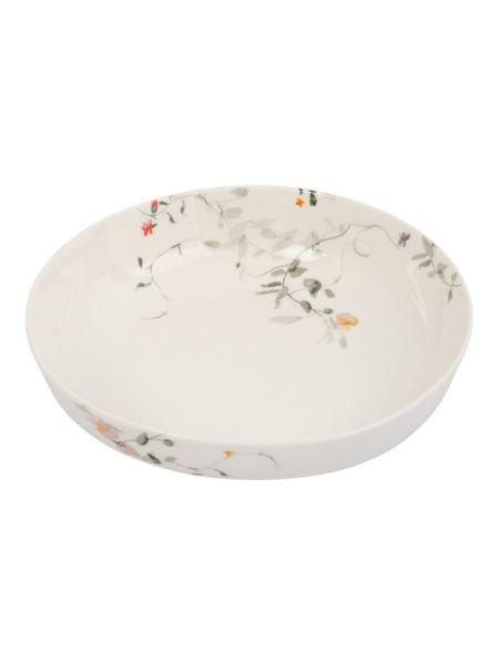 Сервиз обеденный на 6 персон, 19 предметов, фарфор, белый, Цветы и листья, Primrose ANNA LAFARG