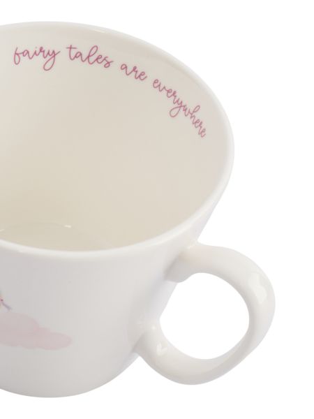 Набор детской посуды на 1 персону, 3 предмета, фарфор, белый, Сказочные животные, Fabulous animals ANNA LAFARG