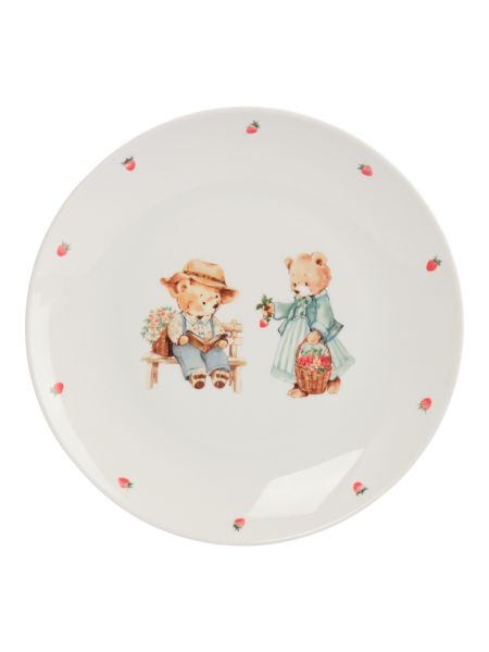 Набор детской посуды на 1 персону, 3 предмета, фарфор, белый, Мишки, Teddy bear ANNA LAFARG