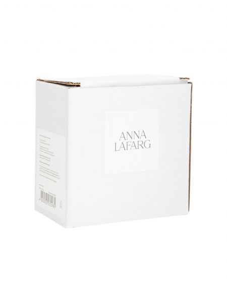 Статуэтка 10 см, фарфор, бело-красная, Барашек с бантом, Sheep ANNA LAFARG
