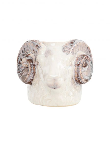 Кружка 450 мл, фарфор, молочно-коричневая, Баран, Sheep ANNA LAFARG
