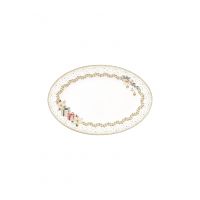 Блюдо, 35х23,5 см, фарфор P, белое, Подарки, White Elegance