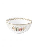 Салатник 15 см, фарфор, белый, Цветок и подарки, White Elegance Easy Life