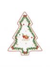 Блюдо, 20,5х25,5 см, фарфор P, белое, елочка, Щелкунчик и фея, Magie de Noel