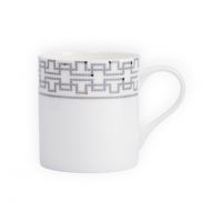 Кружка 380 мл, фарфор, белая, Орнамент, Greco ANNA LAFARG