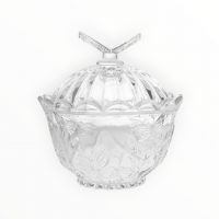 Емкость для хранения 11х12 см, 220 мл, стекло, Бабочка, Butterfly ANNA LAFARG