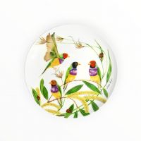 Тарелка десертная 20 см, фарфор, белая, Зяблик, Lyric MAXWELL & WILLIAMS