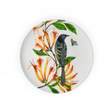 Тарелка десертная 20 см, фарфор, белая, Бородавчатый медосос, Lyric MAXWELL & WILLIAMS