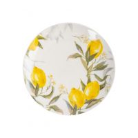 Закусочная тарелка 19 см, фарфор, белый, Лимоны, Palermo ANNA LAFARG, без индивидуальной упаковки