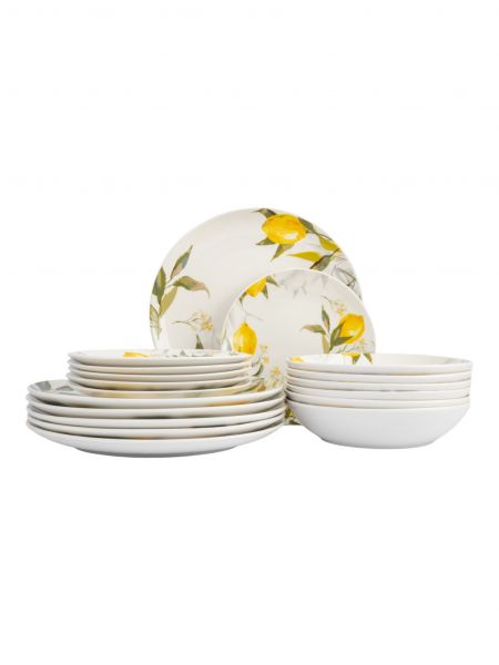 Обеденная тарелка 26.5 см, фарфор, белый, Лимоны, Palermo ANNA LAFARG, без индивидуальной упаковки