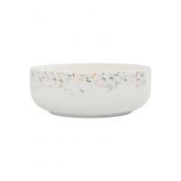 Салатник 16 см, 700 мл, фарфор, белый, Цветы и листья, Primrose ANNA LAFARG