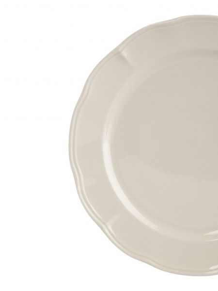 Тарелка обеденная 27 см, фарфор, молочная, Rustic ANNA LAFARG