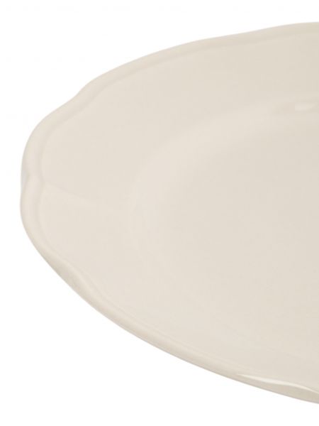 Тарелка обеденная 27 см, фарфор, молочная, Rustic ANNA LAFARG