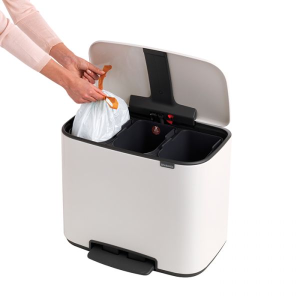 Мусорный бак BO PEDAL BIN 3*11 л BRABANTIA